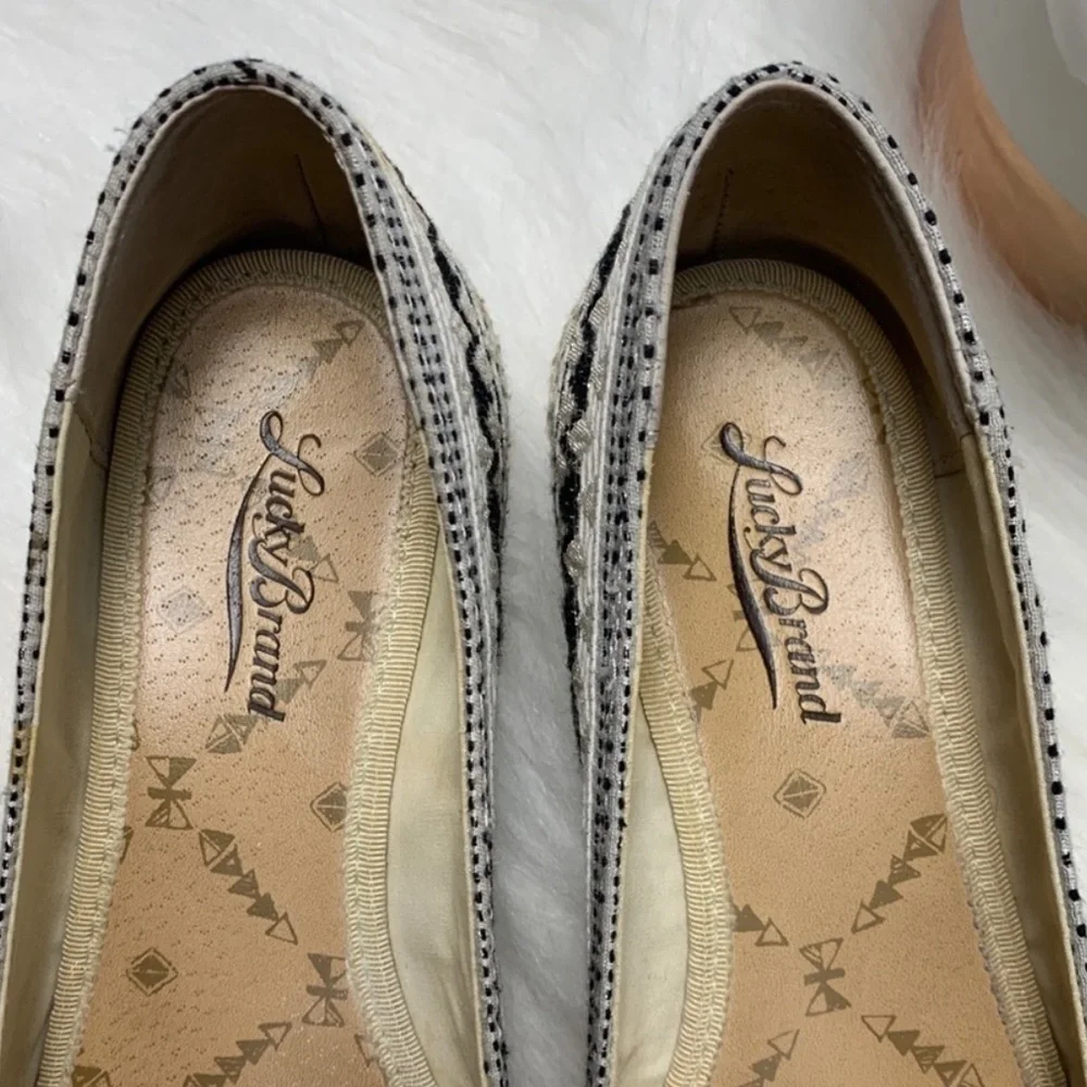 Lucky Brand Woven Espadrille Wedges